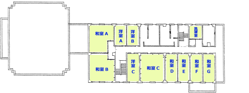 帯広の森研修センター平面図