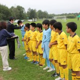 124メダル授与　優勝　大空ジュニアFC