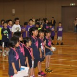 132表彰式低学年の部準優勝啓西ミニバス少年団Ｂ