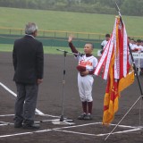 007選手宣誓　東イーグルス　主将　真鍋　響都君