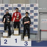 055男子1500ｍ優勝阿部大輝さん・準優勝今野陽太さん・第三位道下雅史さん