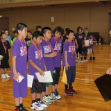 140表彰式高学年の部準優勝啓西クラッチシューターズＡ