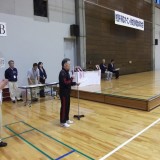 9 大会結果発表　帯広卓球連盟　田口勇理事長