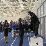 １０１女子3000ｍ優勝石澤志穂さん・準優勝酒井寧子さん・第三位池田千奈美さん