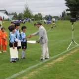 第三位・芽室サッカー少年団 連盟賞状授与