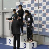 078男子500ｍ優勝中村駿佑さん・準優勝藤野裕人さん・下向航平さん