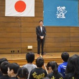 1.開会式　挨拶　帯広市文化スポーツ振興財団理事長　金澤耿　理事長