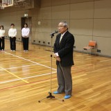 009　主催者挨拶　（財）帯広市文化スポーツ振興財団　徳岡肇スポーツ施設部長