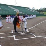 前年度優勝開西つつじヶ丘マリナーズ優勝旗返還