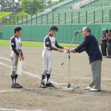 小野少年野球連盟小野会長による表彰