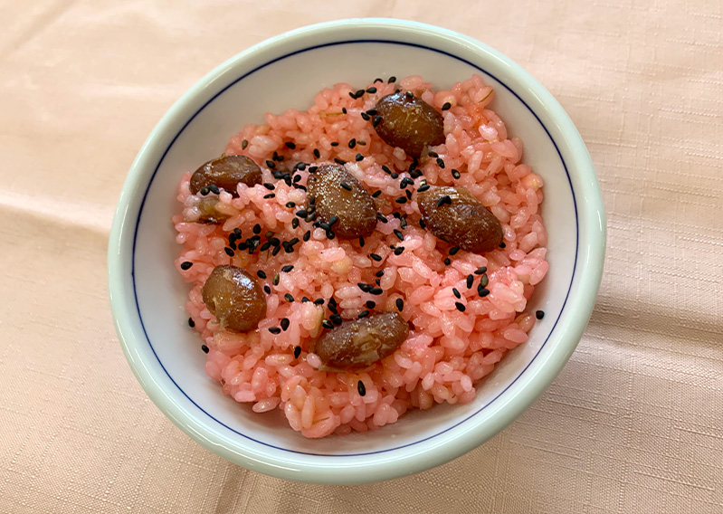 3月 旬の食べ物で美活 十勝産甘納豆の赤飯 美活食 一般財団法人帯広市文化スポーツ振興財団