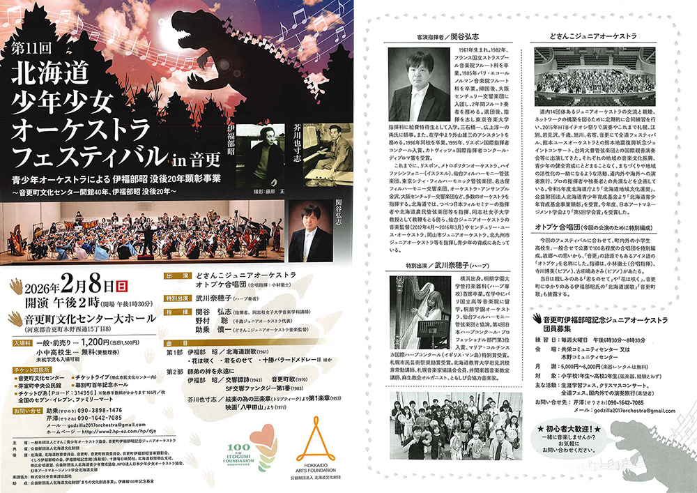 第11回北海道少年少女オーケストラフェスティバルin音更